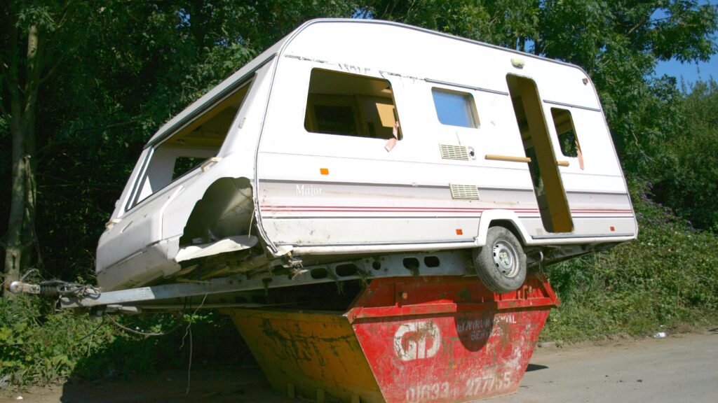 Skrota husvagnen Dalsland